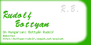 rudolf bottyan business card