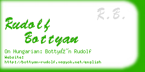 rudolf bottyan business card